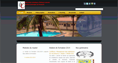 Desktop Screenshot of elearning-ucac.org